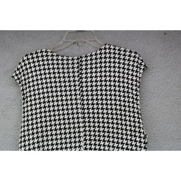 Lauren Ralph Lauren Sleeveless Houndstooth Dress-2X-Lined-100% Viscose - Picture 6 of 7